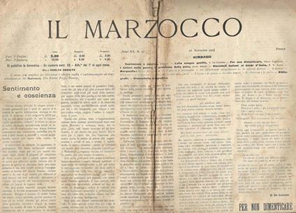 Il Marzocco N. 47 - copertina