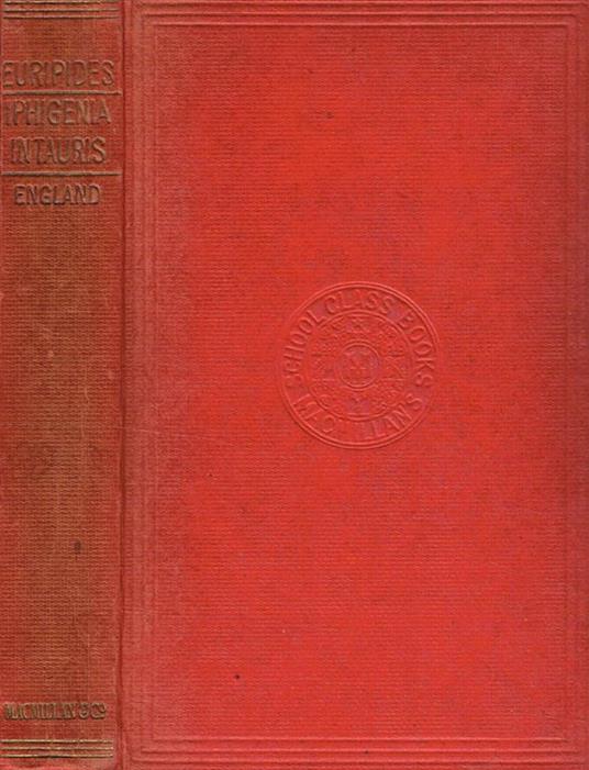 The Iphigeneia Among The Tauri - Euripide - copertina