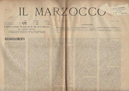 Il Marzocco N. 5 - copertina