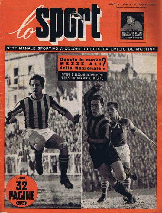 Lo Sport Anno 1952 - copertina