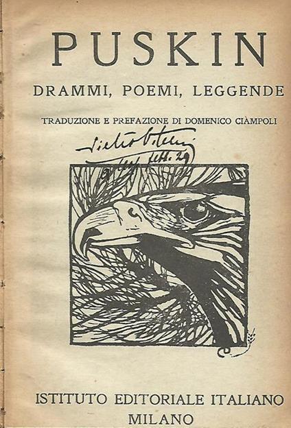Drammi, poemi, leggende - Aleksandr Puskin - copertina