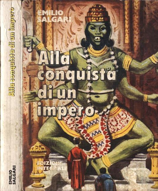 Alla conquista di un impero - Emilio Salgari - copertina