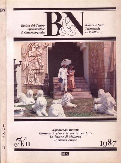 Bianco E Nero. Rivista del Centro Sperimentale di Cinematografia - copertina