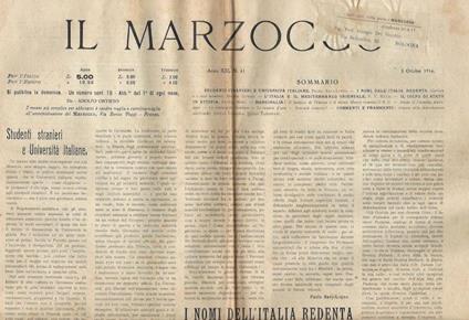 Il Marzocco N. 41 - copertina