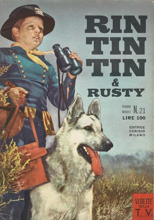 RinTin Tin & Rusty N. 21. Vedette della T. V Periodico Mensile - copertina