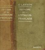 Histoire De La Litterature Francaise