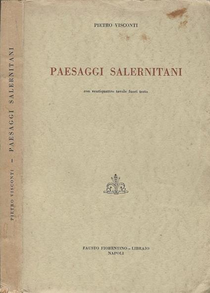Paesaggi Salernitani - Pietro Visconti - copertina