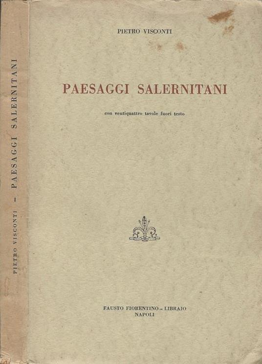 Paesaggi Salernitani - Pietro Visconti - copertina