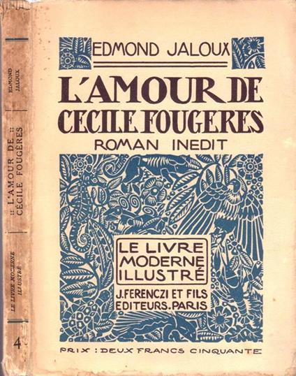 L' Amour De Cecile Fougeres - Edmond Jaloux - copertina