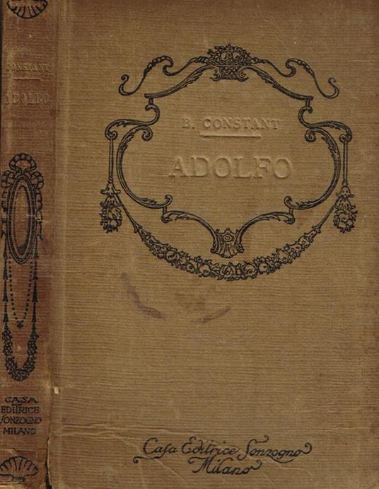 Adolfo. Aneddoto - Benjamin Constant - copertina