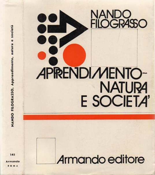 Apprendimento, natura e società - Nando Filograsso - copertina