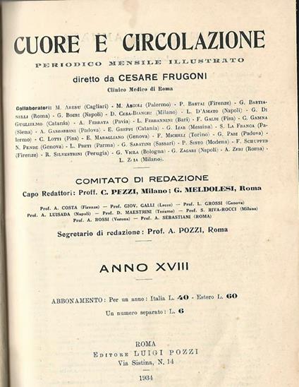 Cuore e Circolazione - copertina