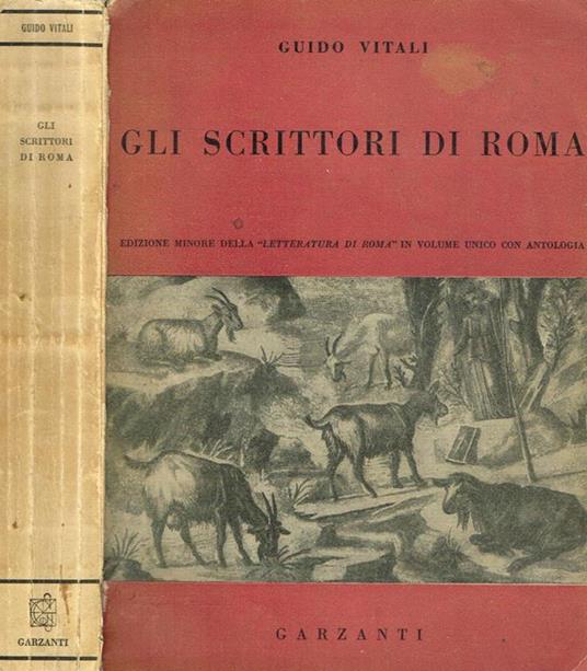 Gli Scrittori Di Roma - Guido Vitali - copertina