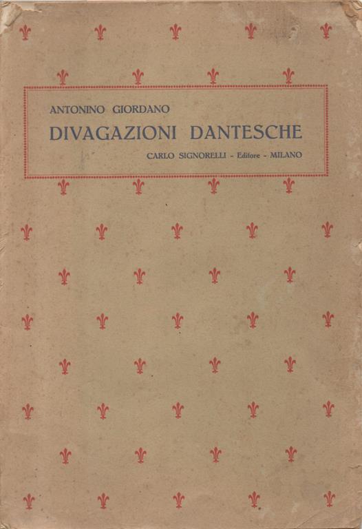 Divagazioni Dantesche - Antonino Giordano - copertina