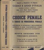 Codice Penale e Codice di Procedura Civile. Disposizioni di attuazione e regolamentari- Appendice di leggi complementari e indici Sommario ed analitico alfabetico