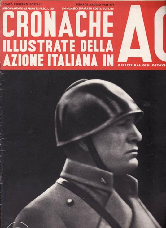 Cronache Illustrate Della Azione Italiana In Ao - copertina