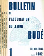 Bulletin De L'Association Guillaume Budè 1982