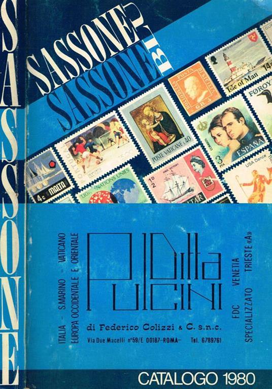 Sassone Blu 1980. Catalogo - copertina