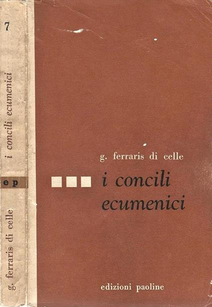 I concili ecumenici - G. Ferraris di Celle - copertina