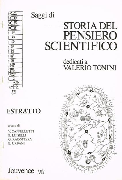 Saggi Di Storia Del Pensiero Scientifico Dedicati A Valerio Tonini. Estratto - copertina