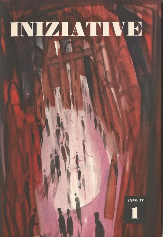 Iniziative N. 1. Rivista di cultura e di umanità - copertina