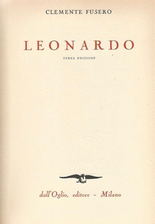 Leonardo - Clemente Fusero - copertina