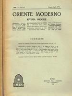 Oriente Moderno Anno Lvi Nr.1-4 7-12. Rivista Mensile D'Informazione E Di Studi Per La Diffusione Della Conoscenza Dell'Oriente, Sopra Tutto Musulmano