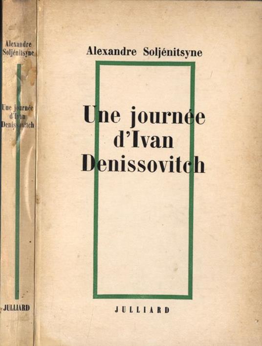Una journèe d' Ivan Denissovitch - Aleksandr Solzenicyn - copertina