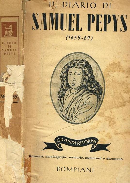 Il Diario - Samuel Pepys - copertina