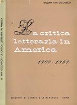 La Critica Letteraria In America 1900 1950