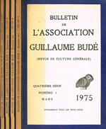 Bulletin De L'Association Guillaume Budè Serie Iv. Revue De Culture Generale