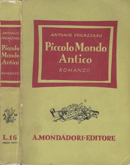 Piccolo Mondo Antico - Antonio Fogazzaro - copertina