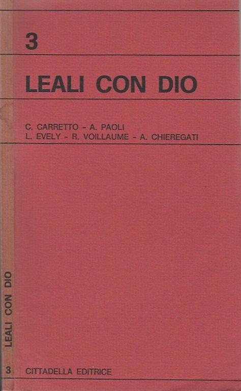 Leali con Dio - copertina
