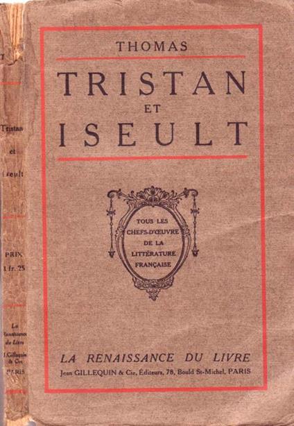 Tristan Et Iseult - Thomas - copertina