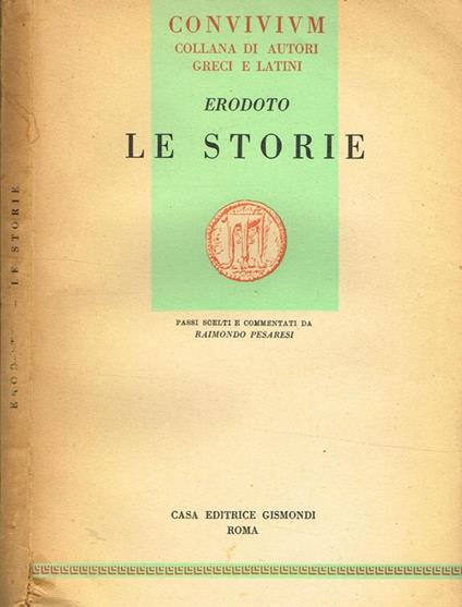 Le Storie - Erodoto - copertina