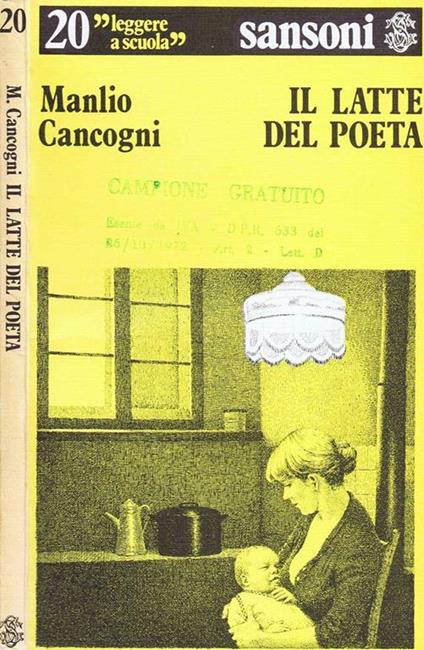 Il latte del poeta - Manlio Cancogni - copertina