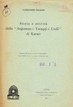 Storia E Attività Della Anguman-I Taraqqi-I Urdu Di Karaci. Estratto Dalla Rivista Oriente Moderno Anno Xxxv N. 7 E 11 Luglio Novembre 1955
