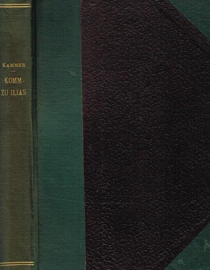 Ein Asthetischer Kommentar Zu Homer Ilias - Hans Kammerer - copertina