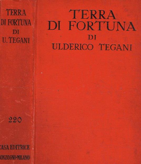 Terra Di Fortuna - Ulderico Tegani - copertina
