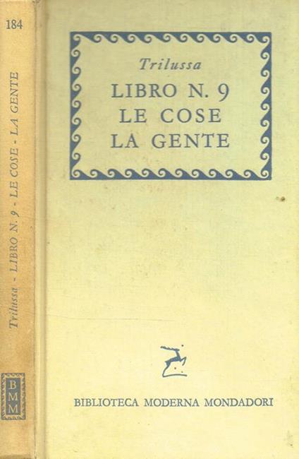 Libro N.9, Le Cose, La Gente - Trilussa - copertina