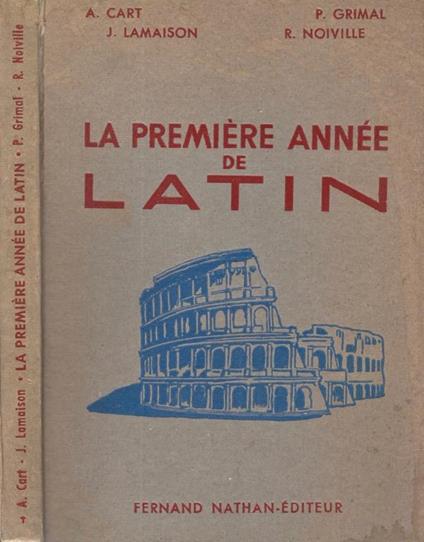 La Premiere Annee de Latin - copertina
