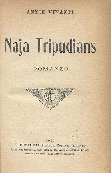 Naja Tripudians - Annie Vivanti - copertina