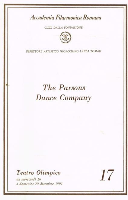 The Parson Dance Company - copertina
