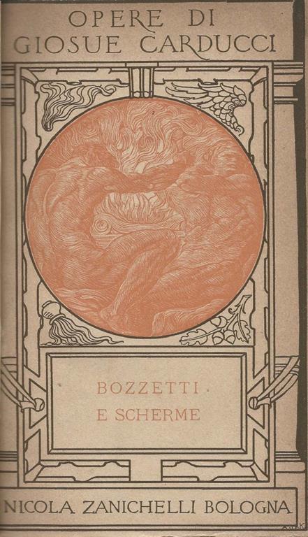 Bozzetti e Scherme - Giosuè Carducci - copertina