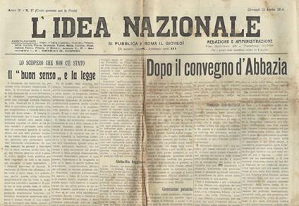 L' Idea Nazionale N. 17 - copertina
