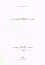 Di Una Variante In Un Luogo Del Mastro Don Gesualdo. Estratto Da Nuovi Annali Della Facoltà Di Magistero Dell'Università Di Messina 4 (1986)