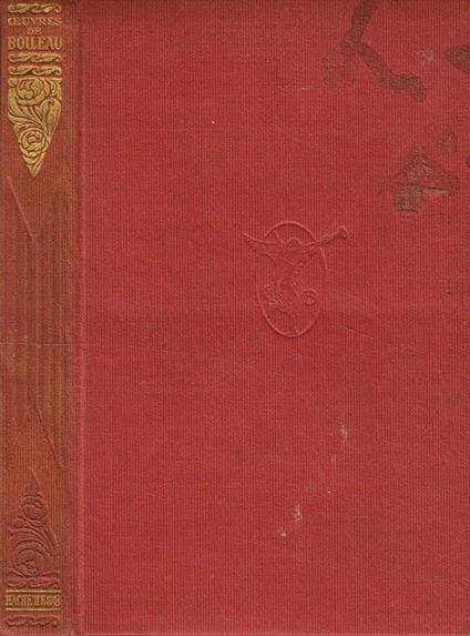 Ouvres De Boileau - Abbe Boileau - copertina