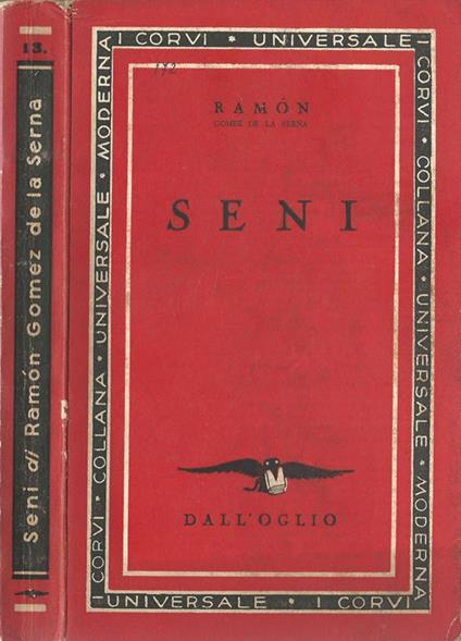 Seni - Ramón Gómez de la Serna - copertina