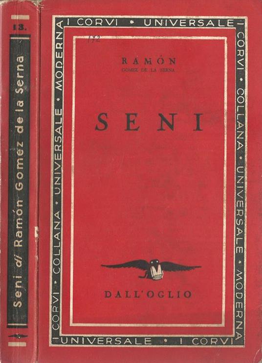 Seni - Ramón Gómez de la Serna - copertina