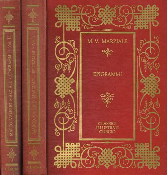 Epigrammi 2Voll - M. Valerio Marziale - copertina